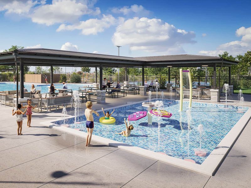 Take a splash at the community pool