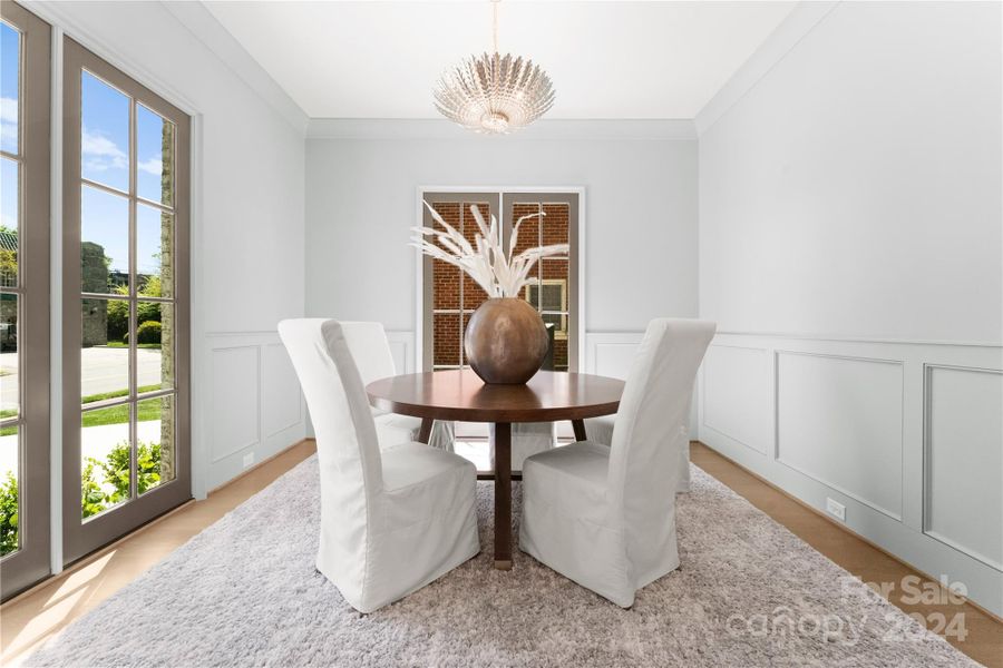 Charming front dining room