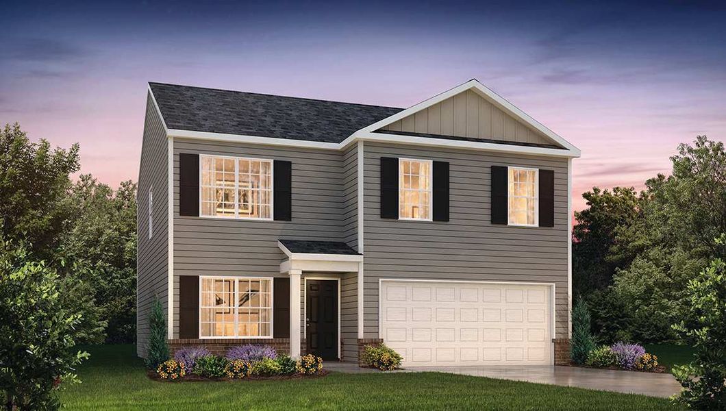 New construction Single-Family house Belhaven, 1028 Rosewood Drive, Dallas, NC 28034 - photo