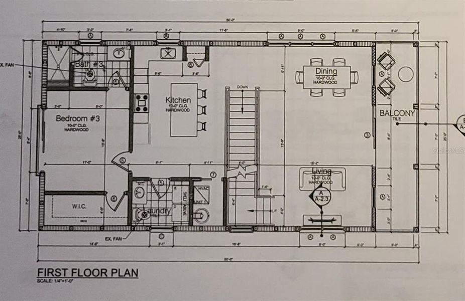 Main Floor plan 1,250s/f