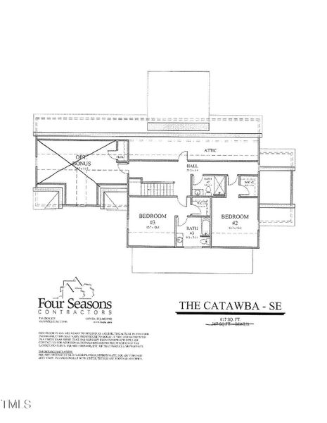 Catawba SE -2nd floor-Unfinished Bonus