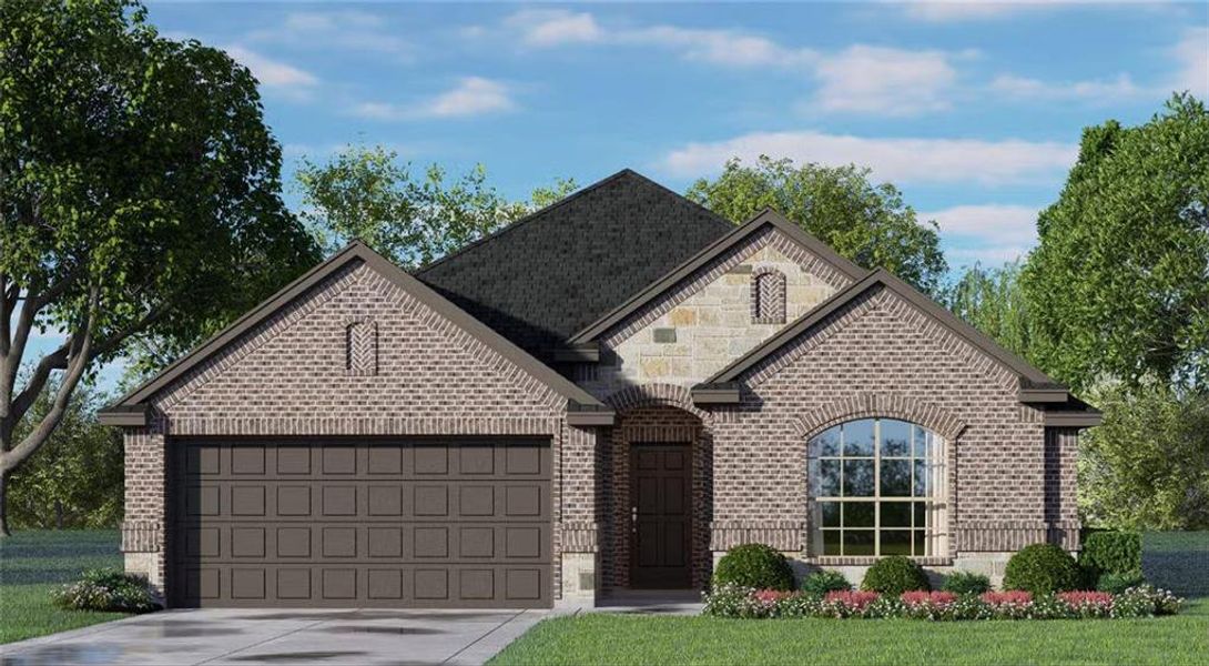 New construction Single-Family house 10317 Dittany Lane, Fort Worth, TX 76036 Concept 1660- photo