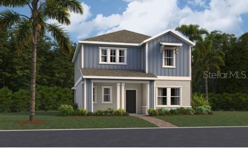 New construction Single-Family house 6434 Pine Warbler Way, Saint Cloud, FL 34771 Aurora- photo