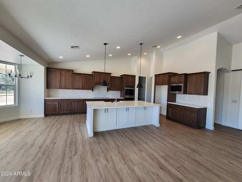 HUGE OPEN KITCHEN WITH ISLAND