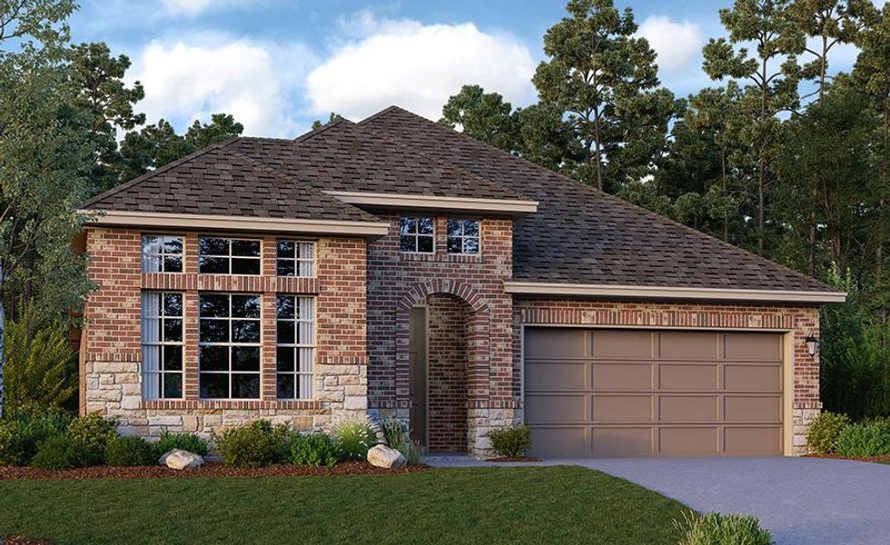 Welcome home to 21411 Blue Oak Drive located in the Oakwood Estates community zoned to Waller ISD.