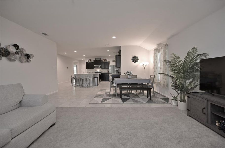 Open Kitchen-Dining-Living Floorplan