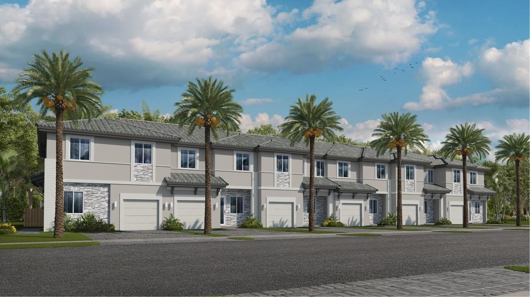 New construction Townhouse house Poppy, SW 172nd Ave & SW 336th St, Homestead, FL 33034 - photo