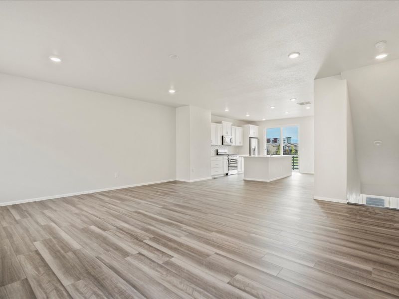 The Cameron floorplan interior image taken at a Meritage Homes community in Broomfield, CO.