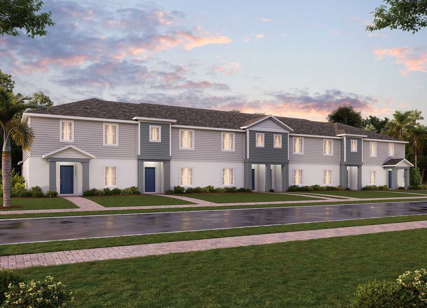 New construction Townhouse house Clare, 1234 Sand Torch Circle, Davenport, FL 33837 - photo