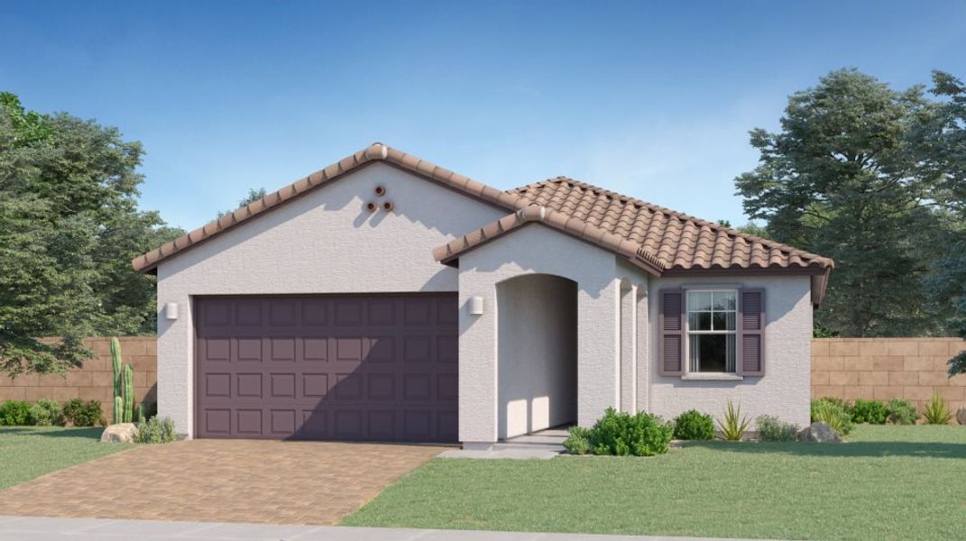 New construction Single-Family house 15620 W Kendall St, Goodyear, AZ 85338 Coronado- photo