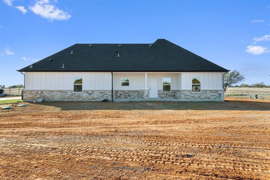 View of back of house