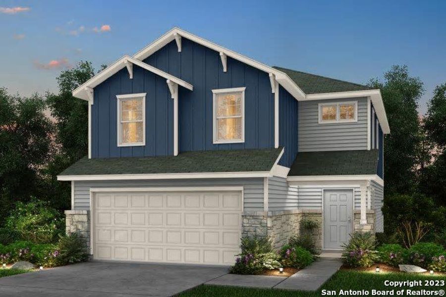 New construction Single-Family house 4126 Wild Bloom Rd, Seguin, TX 78155 Springfield- photo