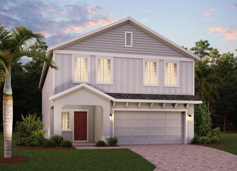 Elevation 1 with Optional Cladding - Vero in Florida by Landsea Homes