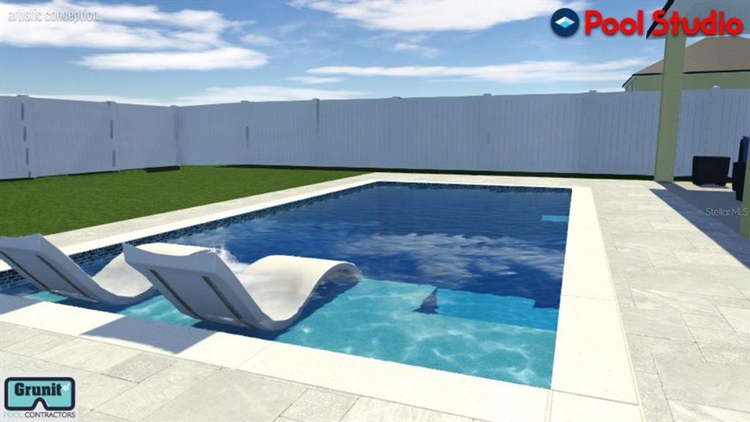 Concept rendering if you want to add a pool after closing!