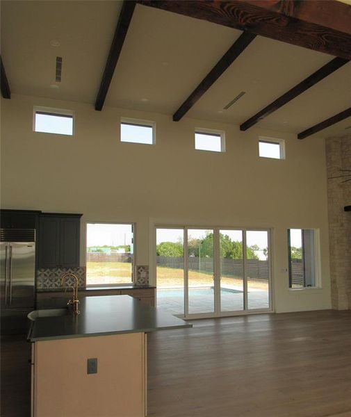 Living Room Kitchen