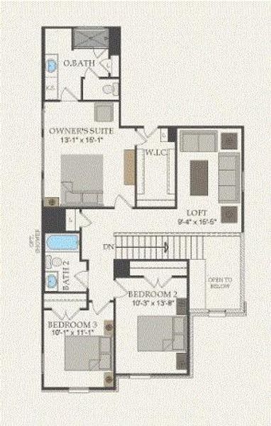 Pulte Homes, Nelson floor plan