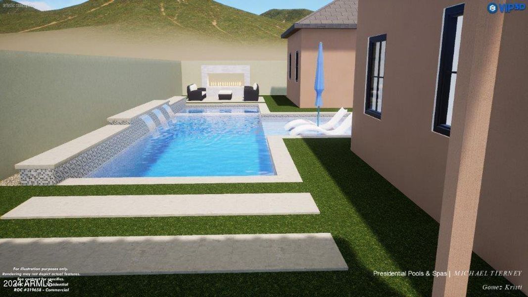 Pool rendering