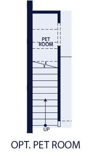 Sebring floor plan option pet room available only at BridgeWater by William Ryan Homes Tampa