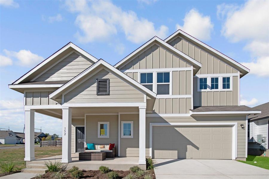 New construction Single-Family house The Faber I, 283 Tailwind Drive, Kyle, TX 78640 - photo