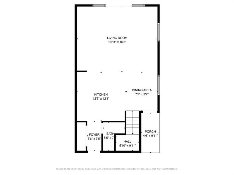 First floor digital floor plan