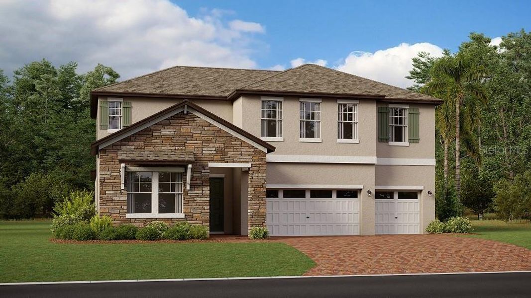 New construction Single-Family house 12541 Bergstrom Bay Drive, Riverview, FL 33579 Whitney- photo