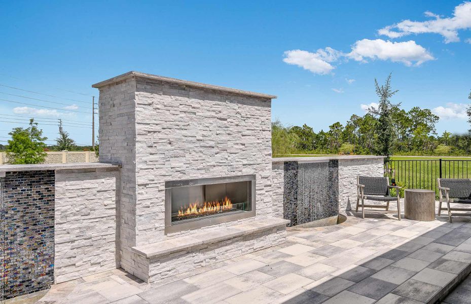 Outdoor Fireplace