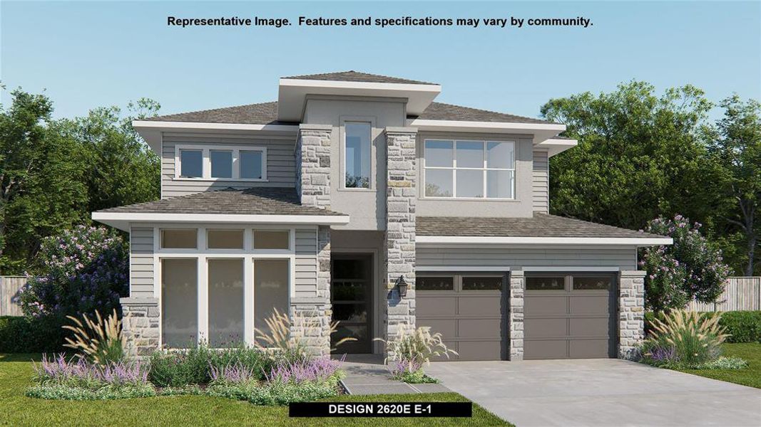 New construction Single-Family house Design 2620E, Ford Trail, New Braunfels, TX 78130 - photo