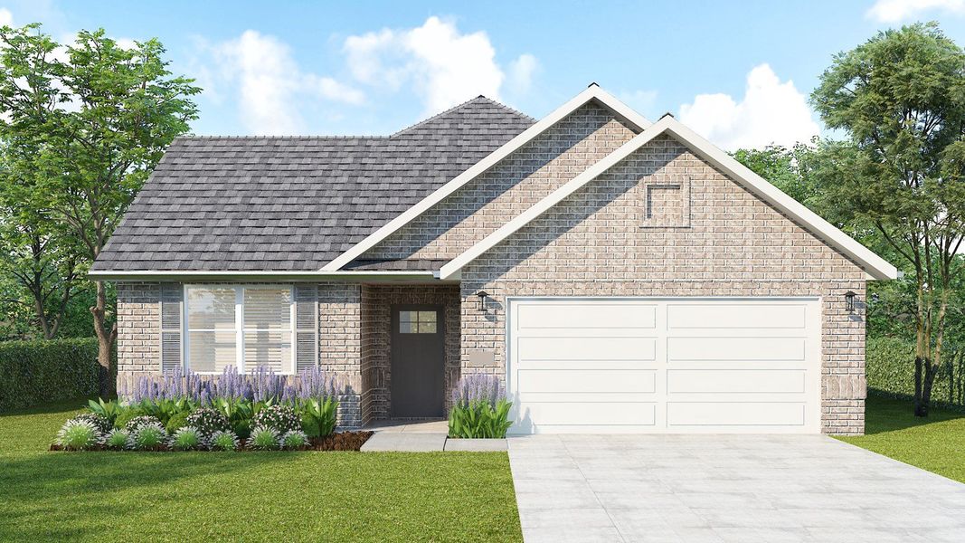 New construction Single-Family house Oak Forest, 10929 Bourbon Street, Willis, TX 77318 - photo