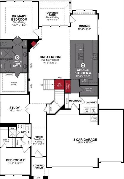 Beazer Homes Brookville Summerfield plan