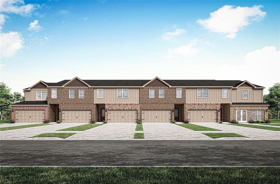 Exterior rendering of the building where 748 Carson Lane is located.