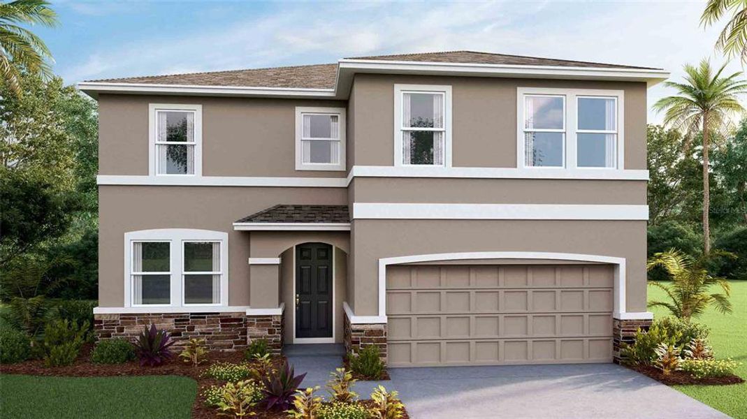 New construction Single-Family house 33791 Field Maple Loop, Wesley Chapel, FL 33545 Coral- photo