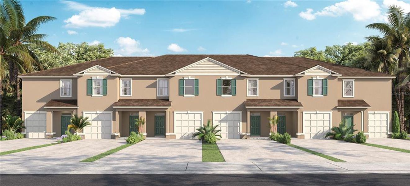 New construction Townhouse house 1406 Isleta Loop, Kissimmee, FL 34741 VALE - UNIT A- photo