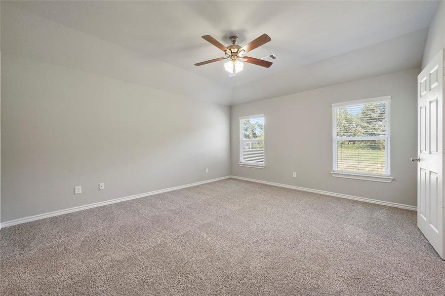 View of the primary bedroom