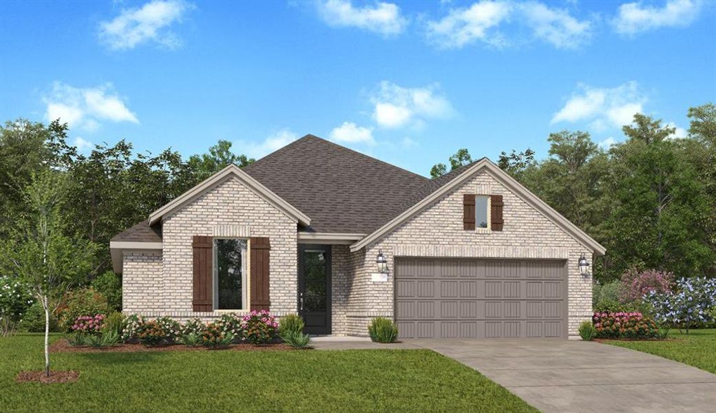 New construction Single-Family house 5115 Whispering River Drive, Katy, TX 77493 Chrysanthemum- photo
