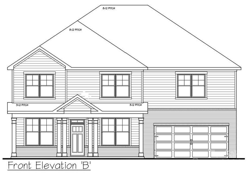 New construction Single-Family house 120 Saidin Lane, Troutman, NC 28166 Tillery- photo