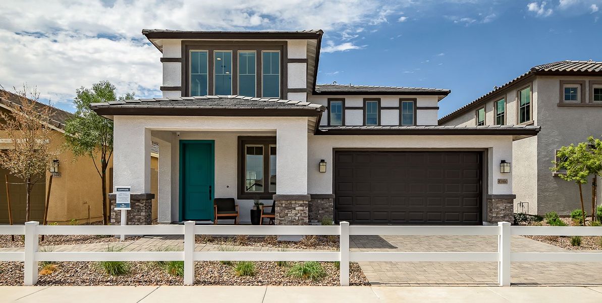 New construction Single-Family house Sapphire, 43432 N Hinoki St, Queen Creek, AZ 85140 - photo