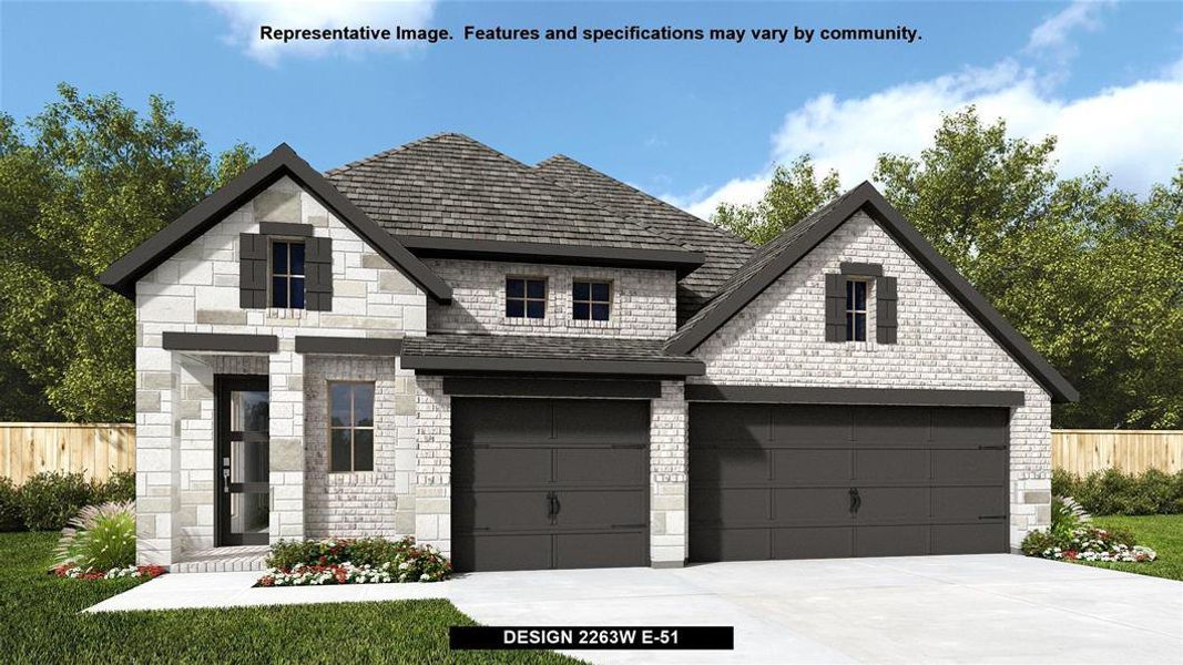 New construction Single-Family house 302 Bodensee Place, New Braunfels, TX 78130 Design 2263W- photo