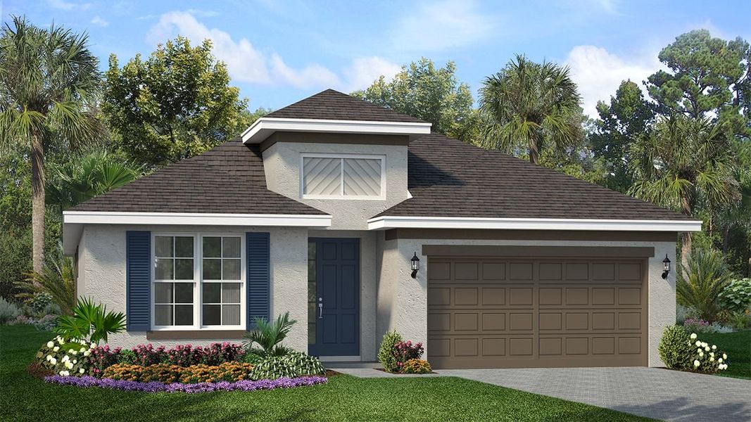 New construction Single-Family house Hampton, 339 Bottle Brush Drive, Haines City, FL 33844 - photo