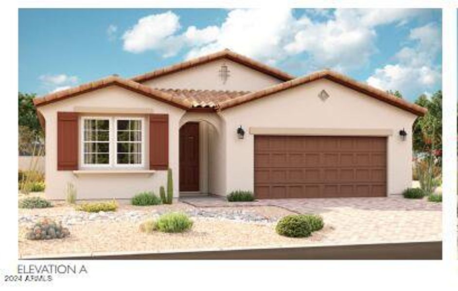 New construction Single-Family house 19610 W Cambridge Avenue, Buckeye, AZ 85396 Slate- photo