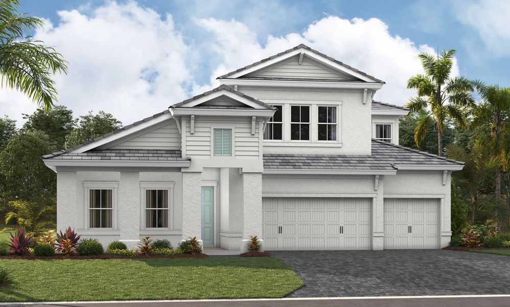 New construction Single-Family house Islamorada II, 9231 Isabella Circle, Parrish, FL 34219 - photo