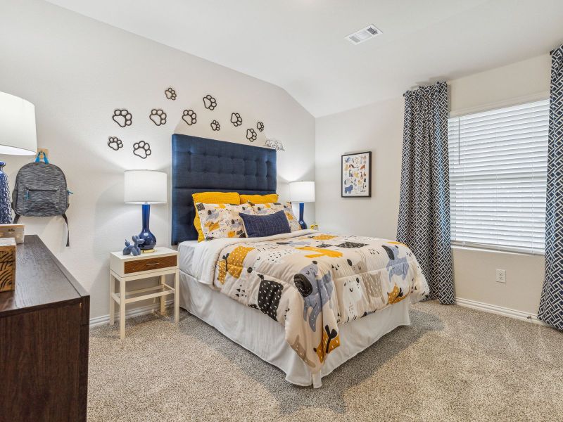 Use the secondary bedrooms as a kids room or guest room.