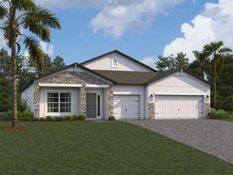 New construction Single-Family house 237 Hillshire Place, Spring Hill, FL 34609 Barcello Bonus- photo