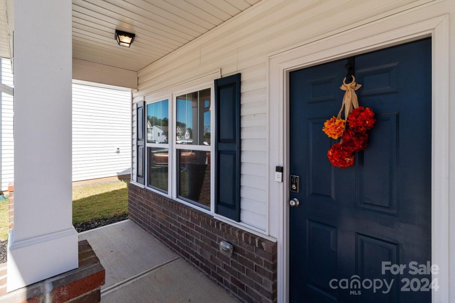 Covered front porch