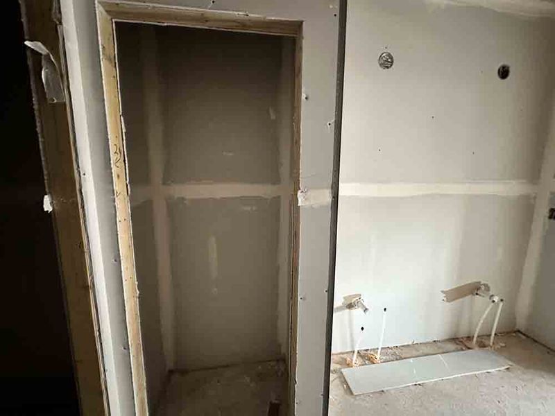 Primary Bathroom Construction Progress