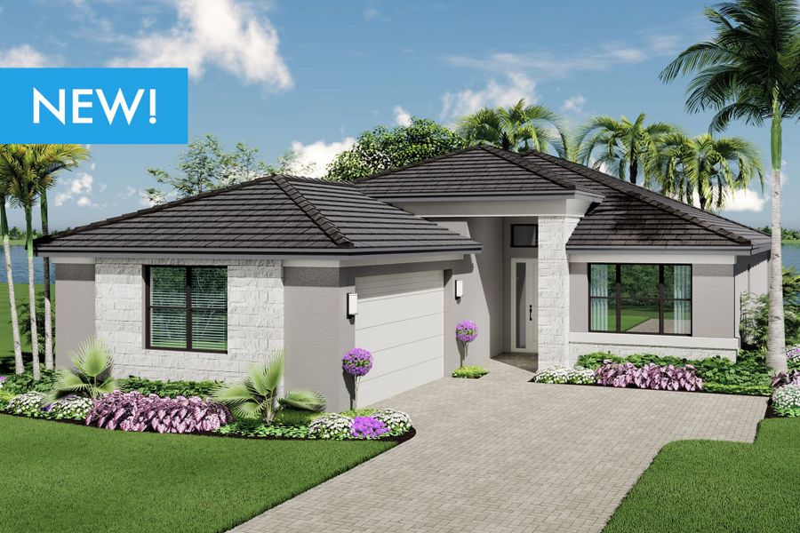 New construction Single-Family house Costa, 12320 Southwest Calm Pointe Court, Port Saint Lucie, FL 34987 - photo