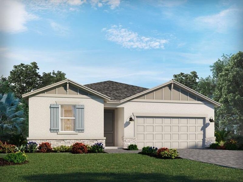 New construction Single-Family house 8552 Dahlia Circle, Port Saint Lucie, FL 34986 Bergamo- photo