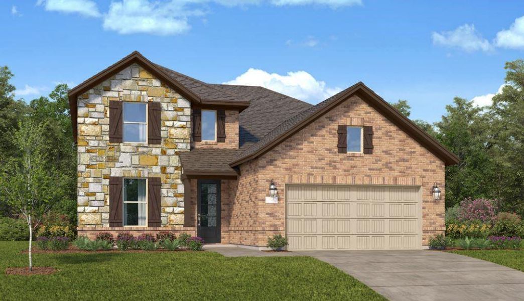 New construction Single-Family house 21810 Gateway Arch Drive, Porter Heights, TX 77365 Iris- photo