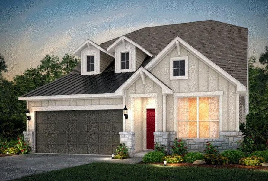 New construction Single-Family house 408 Redonda Dr, Liberty Hill, TX 78642 Woodland- photo