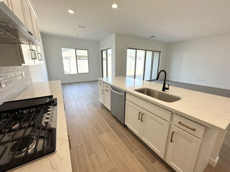 Kitchen and dining nook