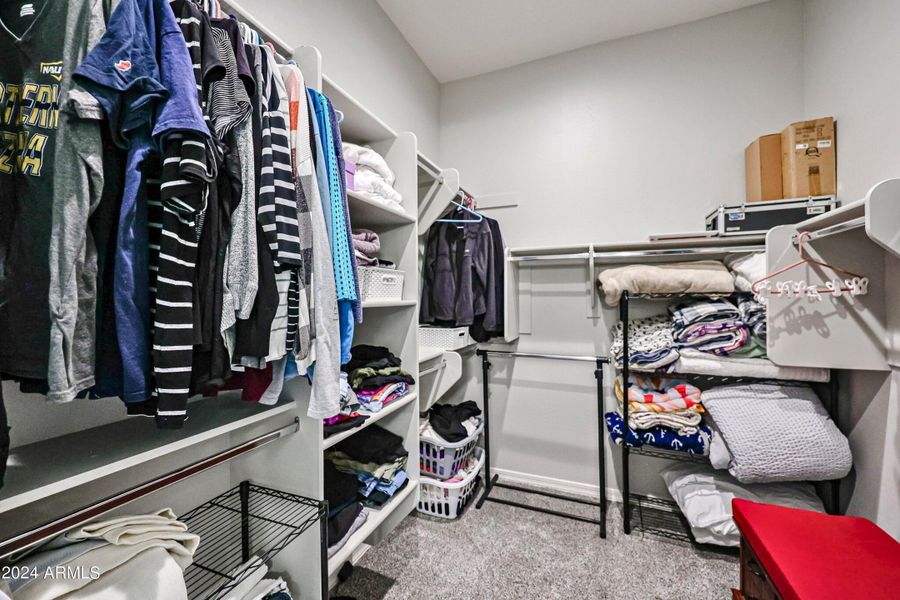 Large Walk-In Primary Closet